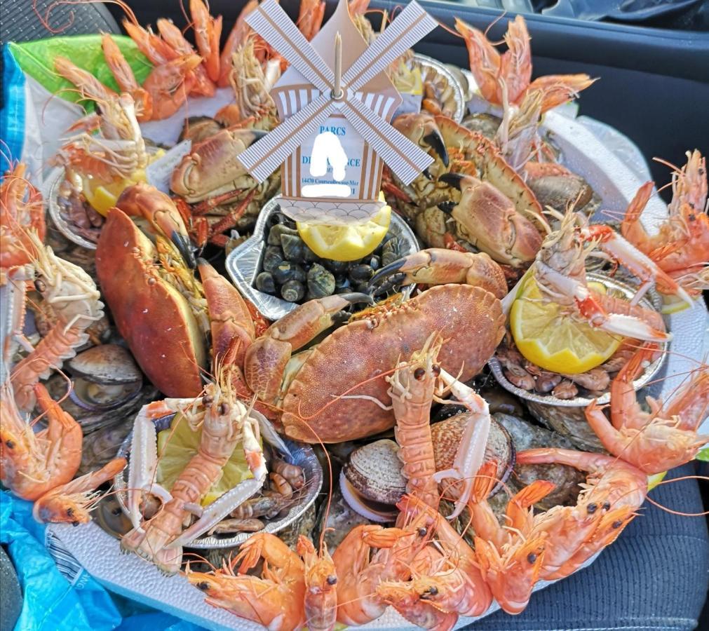 2 Pieces Front De Mer Ensoleille Et Calme Acces Direct Plage Кабур Екстериор снимка
